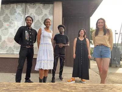 Some of the worker-owners of the Detroit Public Thrift co-op.