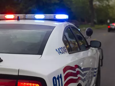 Detroit police arrested a 16-year-old girl outside her home.