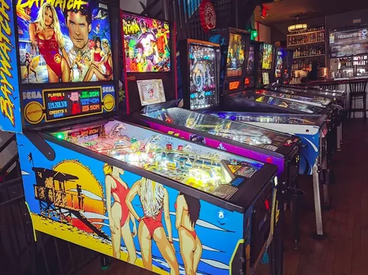 POP + Offworld Arcade 124 Cadillac Sq., Detroit; 313-961-9249; poppizzabar.com Located upstairs in the Checker Bar downtown, POP + Offworld is home to over 30 games. It also has live entertainment, a full bar, and food. It makes for the perfect, fun date. Photo via Offworld Arcade / Facebook
