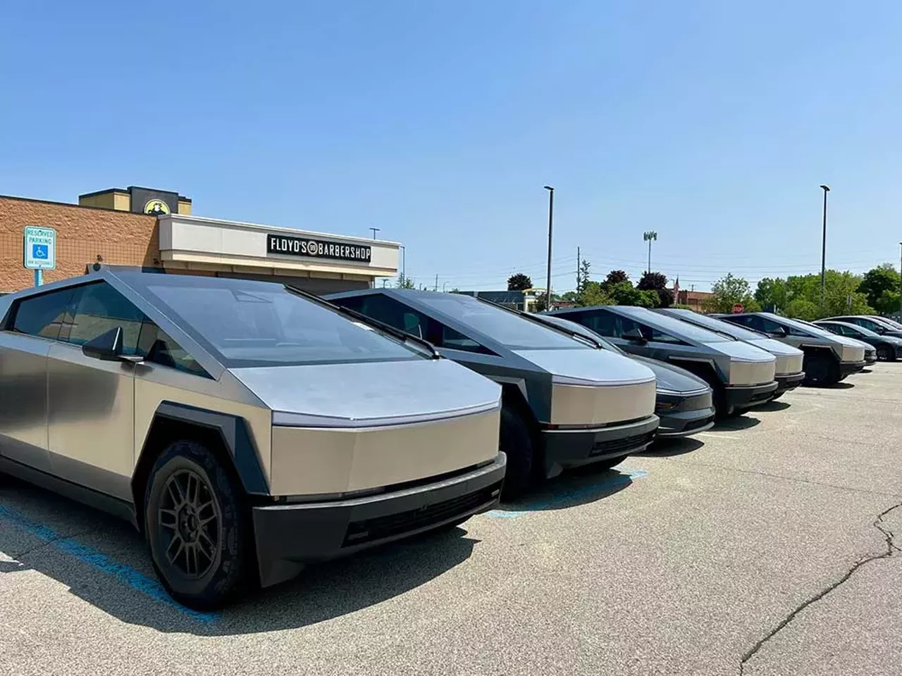 Image: Tesla dumping ground piles up in former Marvin’s Marvelous Mechanical Museum parking lot
