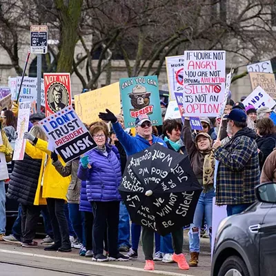 Image: Thousands protest Trump in Detroit as part of nationwide ‘Hands Off!’ rallies [PHOTOS]