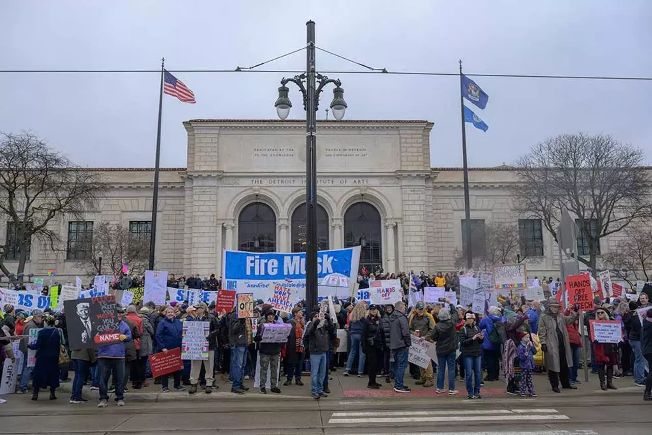 Image: Thousands protest Trump in Detroit as part of nationwide ‘Hands Off!’ rallies [PHOTOS]